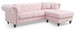 Nola - Sofa Chaise - Pink