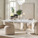Muscat Modern Dining Table in Marble by FTA90839 K Home