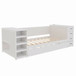 Daybed With Side Shelves, Multi Functional Desk & Charging Station