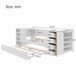 Daybed With Side Shelves, Multi Functional Desk & Charging Station