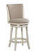 D01977 White 24 inch Swivel Counter Stool by Avalon