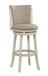D01977 White Gray 29 inch Swivel Barstool by Avalon