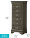 Traditional Style Lingerie Storage Chest Timeless
