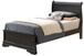 Sleigh Bed With Low Footboard