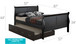 Elegant Trundle Bed With Timeless Charm