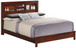 Bed With Transitional Design Stylish