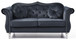 Stylish Flared Arm Loveseat
