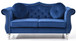 Stylish Flared Arm Loveseat