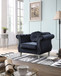 Chic Transitional Flared Arm Chair