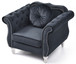 Chic Transitional Flared Arm Chair