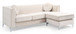 Delray - Micro Suede Sofa Chaise