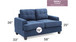 Stylish Transitional Loveseat For Two