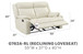 Stylish Reclining Loveseat For Two