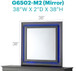 Elegant Transitional LED Mirror