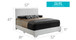Elegant Platform Bed For Relaxed Spaces