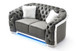 Loveseat With Flared Arms