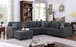 Cooper - Sectional Sofa With Ottoman And Cupholder