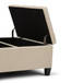 Harrison - Upholstered Coffee Table Storage Ottoman