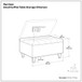 Harrison - Upholstered Coffee Table Storage Ottoman