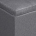 Rockwood - Upholstered Cube Storage Ottoman With Tray