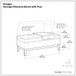 Oregon - Contemporary Storage Ottoman Bench With Tray