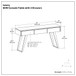 Lowry - Console Sofa Table Handcrafted