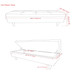 Shay - Large Square Coffee Table Storage Ottoman Mid-Century Style