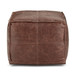 Sheffield - Handcrafted Square Pouf