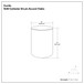 Curtis - Ombre Metal Cylinder Accent Table