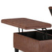 Ellis - Coffee Table Storage Ottoman Contemporary Design
