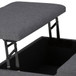 Ellis - Coffee Table Storage Ottoman Contemporary Design