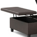 Ellis - Upholstered Coffee Table Storage Ottoman