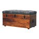 Buffalo - Leather Storage Trunk