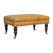 Buffalo - Leather Ottoman With Castor Legs