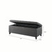 Elegant Design Tufted Top, Soft Close Storage Bench