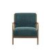 Mid-Century Style Lounge Chair With Upholstered Seat