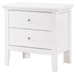 English Dovetailed Drawers Nightstand