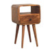 Mini Curve Open Bedside Nightstand