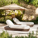 Willow - Sunbrella Upholstered Patio Lounger
