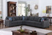 Cooper - Woven Sectional Sofa With Cupholder