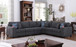 Cooper - Woven Sectional Sofa With Cupholder