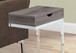 C-Shaped Accent Table Storage Drawer For Living Room