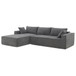 Free Combination Minimalist Style Modular Sectional, Wrinkle Resistant Couch Set L Shaped Compressed Sofa For Living Room