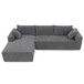 Free Combination Minimalist Style Modular Sectional, Wrinkle Resistant Couch Set L Shaped Compressed Sofa For Living Room