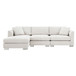 Modern Cloud Sectional Sofa L Shaped Luxury Couch Set With 2 Free Pillows 4 Seat With Oversized Chaise