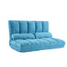 Double Chaise Lounge Sofa Floor Couch And Sofa With Two Pillows
