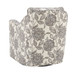Wide Seat Arm Chair With 360 Degree Rotation