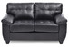Stylish Loveseat With Padded Arms