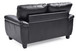 Stylish Loveseat With Padded Arms