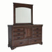 Aspen Village Storage Bedroom Set (Toasted Brown Mahogany)